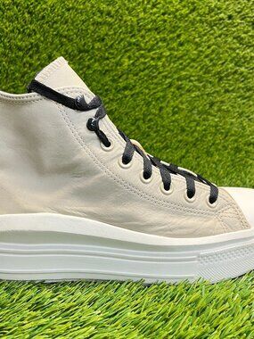 Converse Chuck Taylor All Star Move Womens Size 9 Beige Athletic Shoes Sneakers